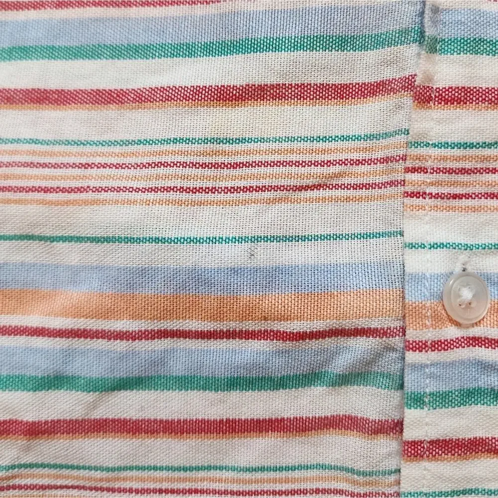 Baby Gap Boy's Multi-Color Striped Long Sleeve Casual Button Down Shirt Size 3